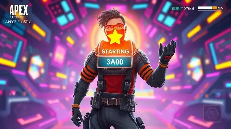 Nuevo jugador Apex Legends en arena futurista