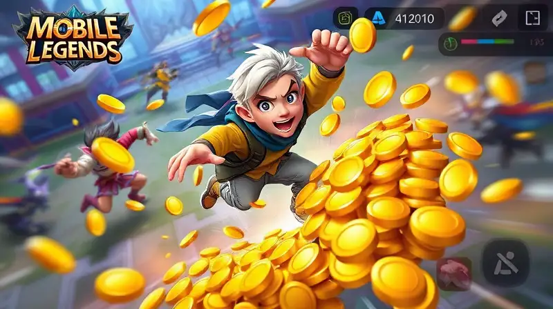 Héroe recoge oro rápido en batalla móvil