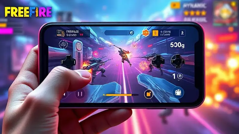 Interfaz dinámica de Free Fire con controles personalizables