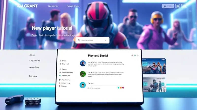 Interfaz sencilla de Valorant con diseño futurista