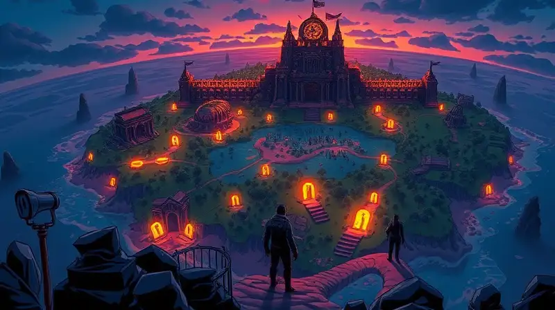 Isla misteriosa de Fortnite con secretos ocultos
