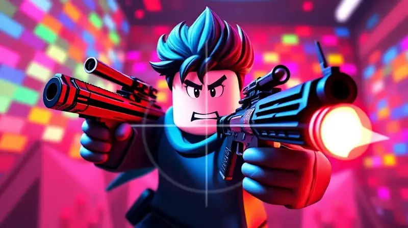 Personaje FPS en acción