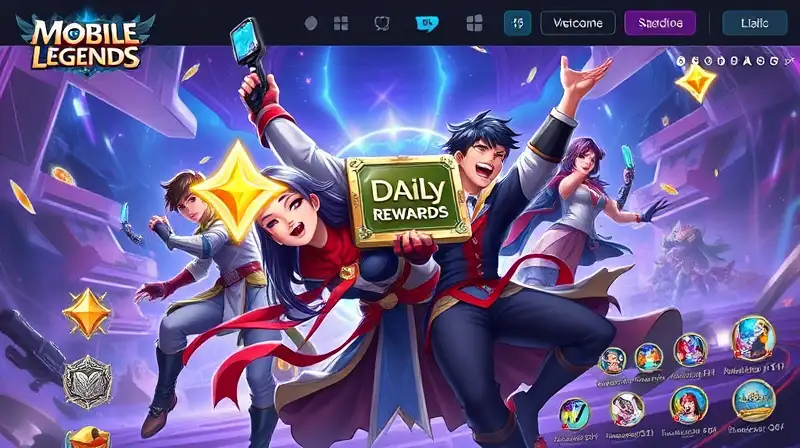 Personajes celebran con recompensas y energía