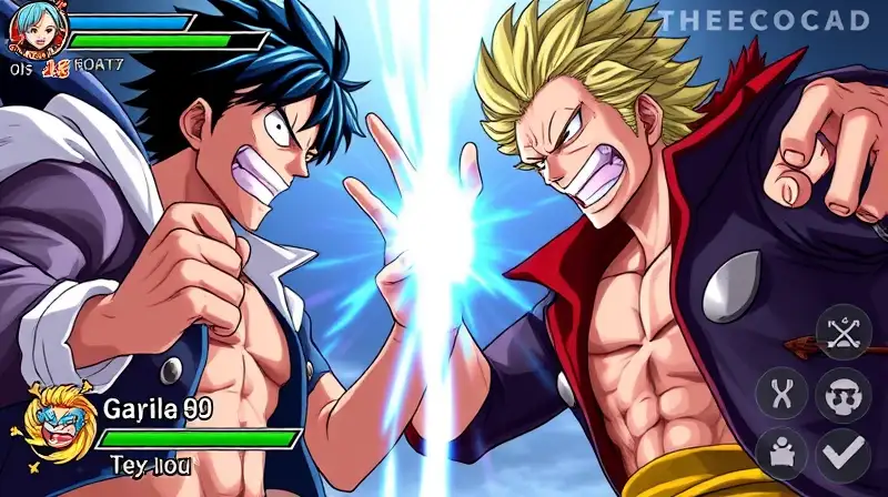 Confrontación tensa entre personajes de One Piece