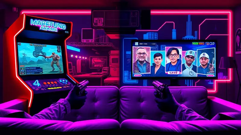Juego FPS arcade retro para dos