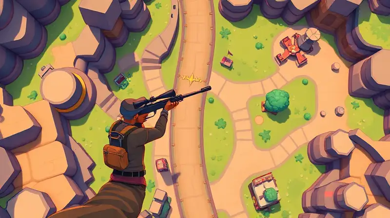 Mapa de Brawl Stars para francotiradores