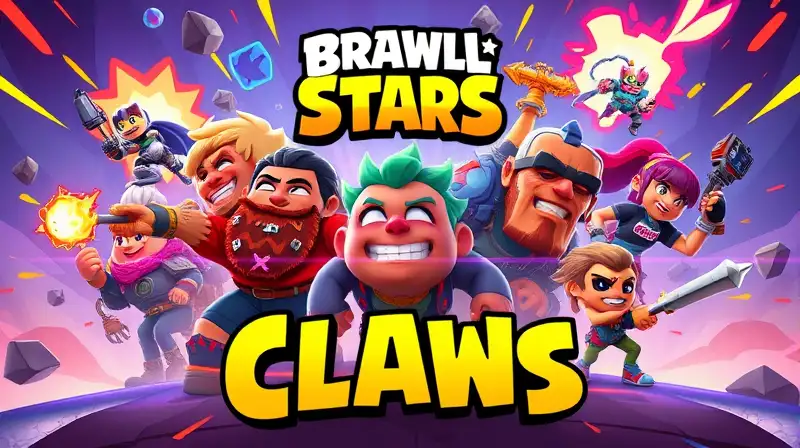 Clan Brawl Stars vibrante con acción explosiva