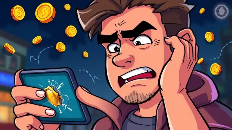 Gamer frustrado con juego Coin Master