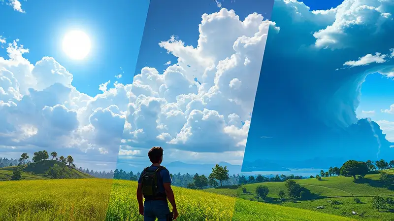 Clima dinámico pixel art cambia dramáticamente