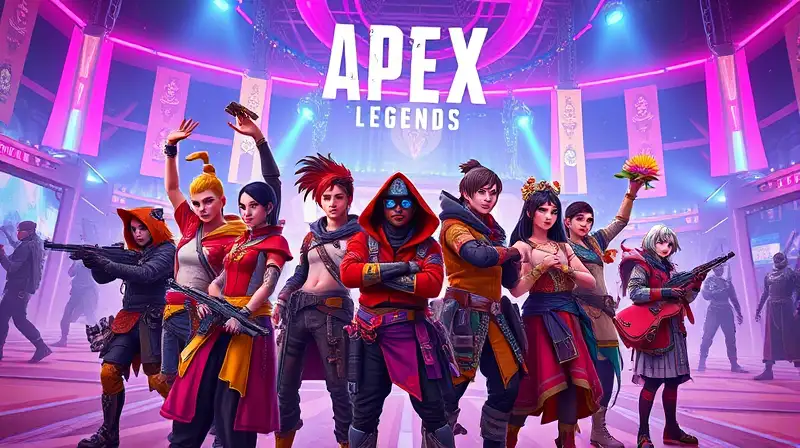 Jugadores futuristas celebran en arena neón