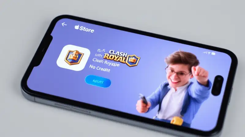 Smartphone muestra descarga limpia y amigable