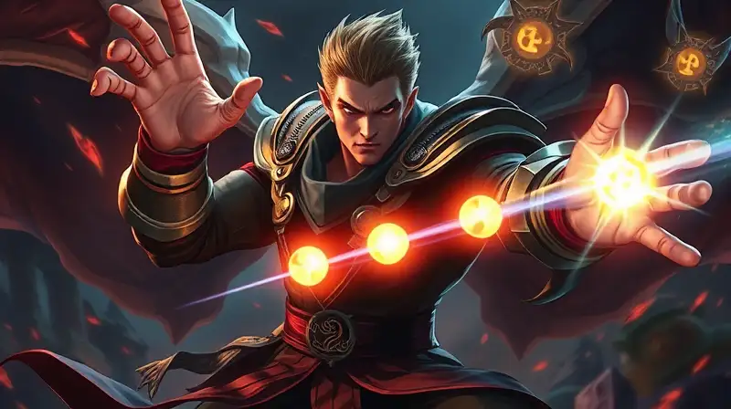 Personaje Solo Leveling en pose dinámica