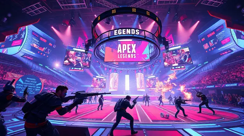 Batalla intensa en arena futurista y tecnológica