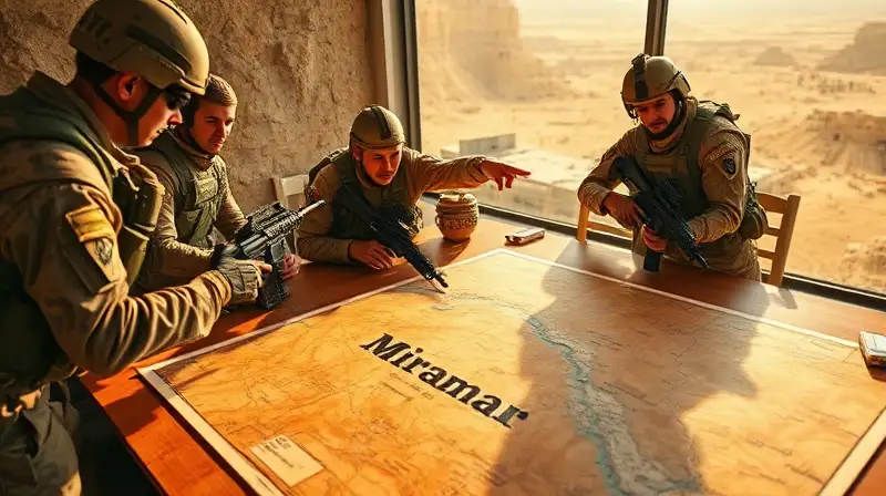 Equipo táctico planifica emboscada en Miramar