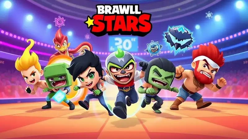 Personajes de Brawl Stars en transformación activa