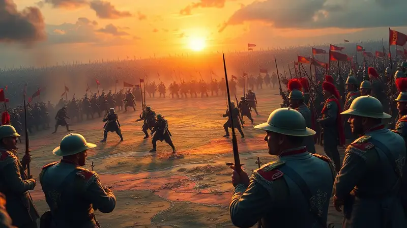 Generales y soldados planean batalla al amanecer