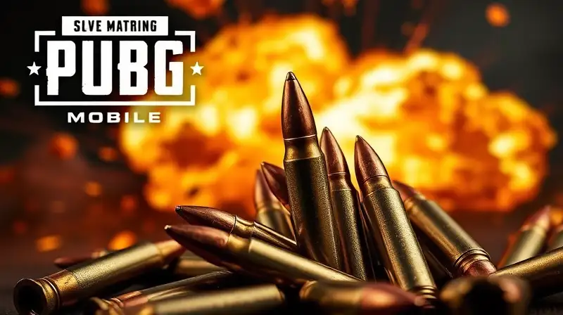 Balas, logo PUBG, explosión, arte táctico