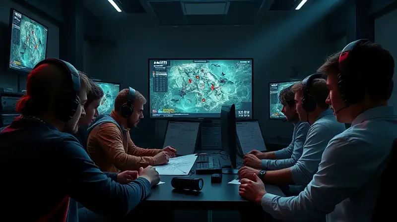 Jugadores concentrados planifican estrategia en equipo