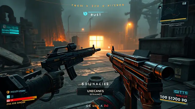 Escena futurista en videojuego postapocalíptico