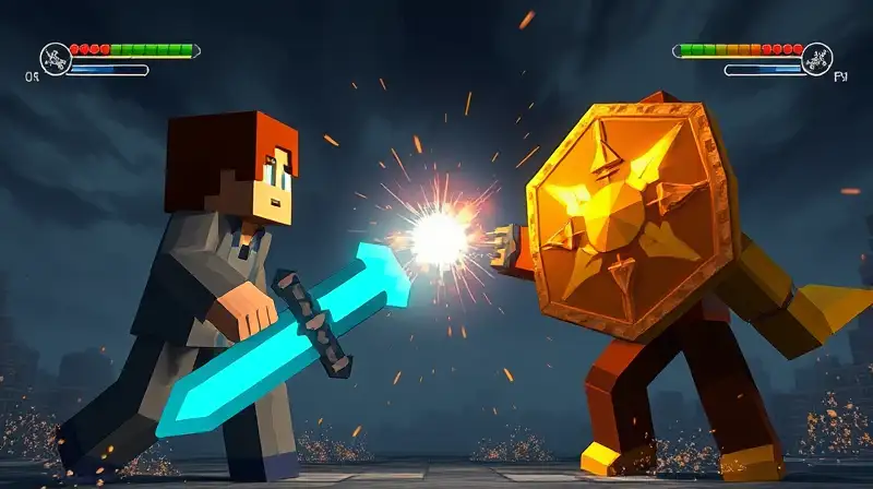 Duelos PvP épicos en Minecraft con magia