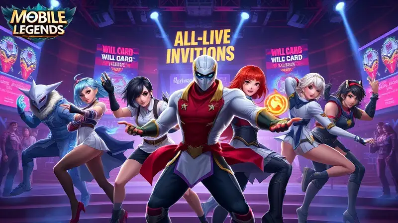 Personajes de Mobile Legends en arena competitiva