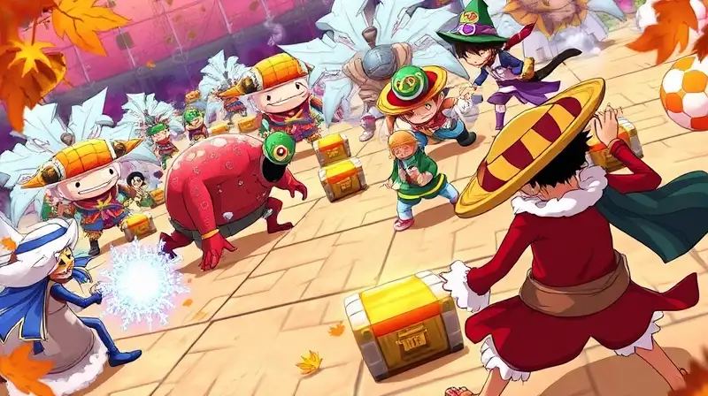 Personajes de One Piece luchan en batalla dinámica