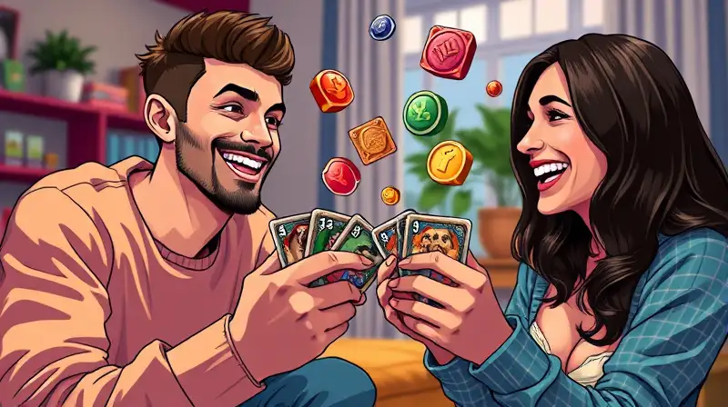 Dos amigos intercambian cartas en casa