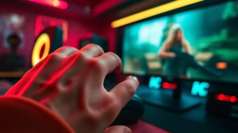 Mano gamer ajusta sensibilidad en juego