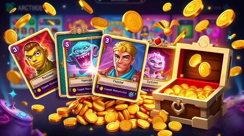Colección vibrante de cartas digitales animadas