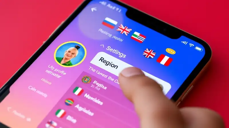 Pantalla de Coin Master con configuración regional