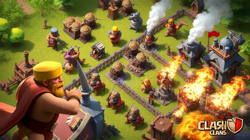 Estratega coordina ataque en batalla medieval
