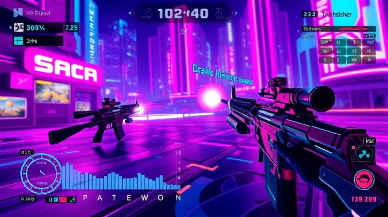 Interfaz futurista personaliza sonidos en juego