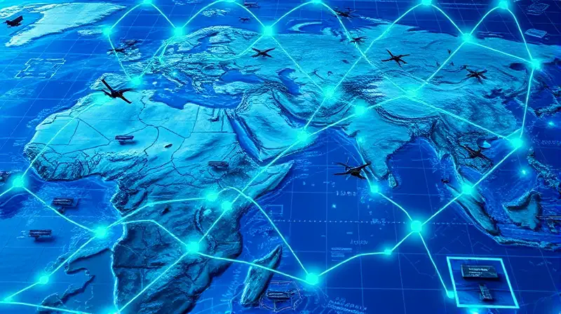 Mapas detallados muestran fronteras y vigilancia