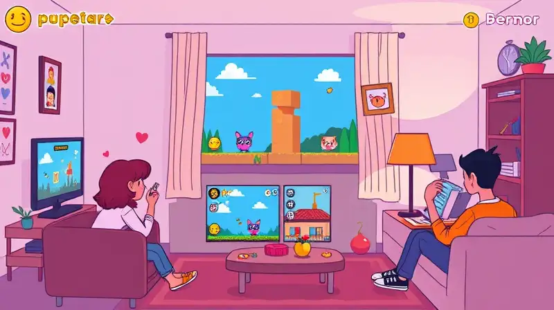 Juego casual pixelado offline con logros