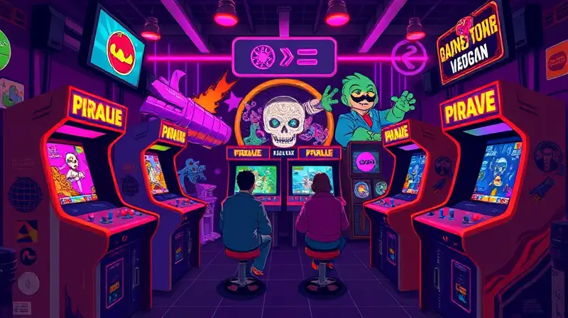 Arcades retro con competición online y neón