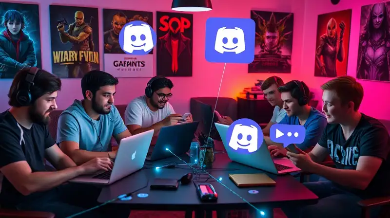 Jugadores diversos conectados comunicándose en línea