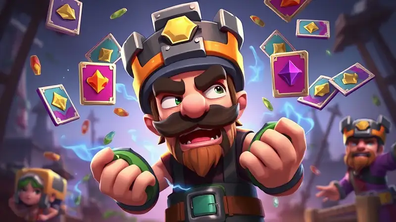 Miner distrae con cartas y efectos mágicos