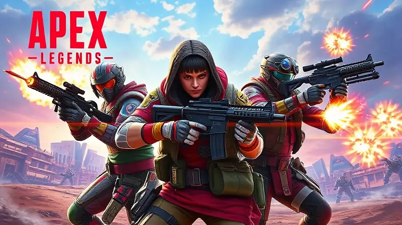 Personajes de Apex Legends con armas poderosas