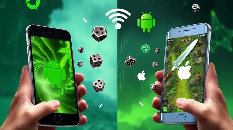 Smartphones con elementos fantásticos y desconectados