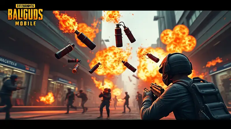 Acción intensa de batalla en PUBG móvil