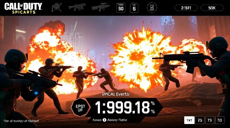 Evento épico Call of Duty con acción intensa