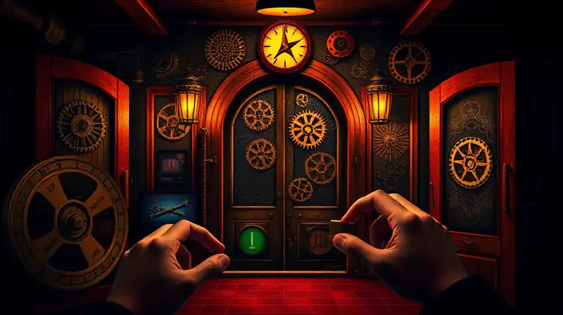Sala de escape con acertijos y misterio