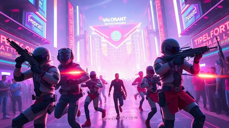 Agentes de Valorant compiten en ciudad futurista