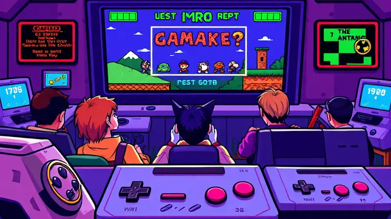 Elementos retro de videojuegos en estilo pixel