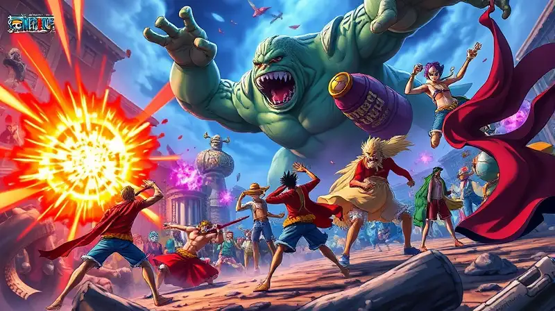 Batalla épica de One Piece