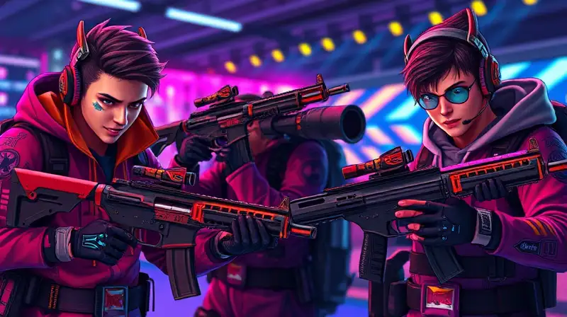Personajes de Valorant personalizan armas futuristas