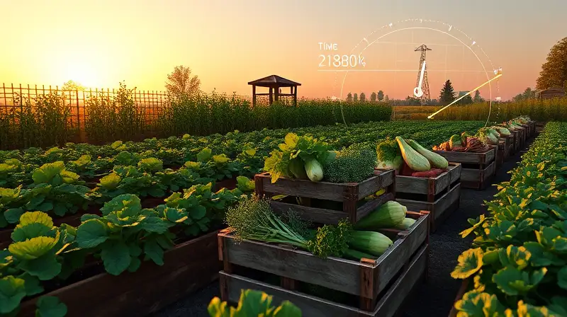 Jardín vegetal digital en Rust con cosecha