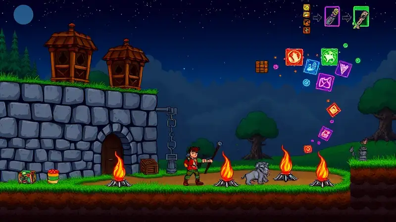Terraria pixel art: muro