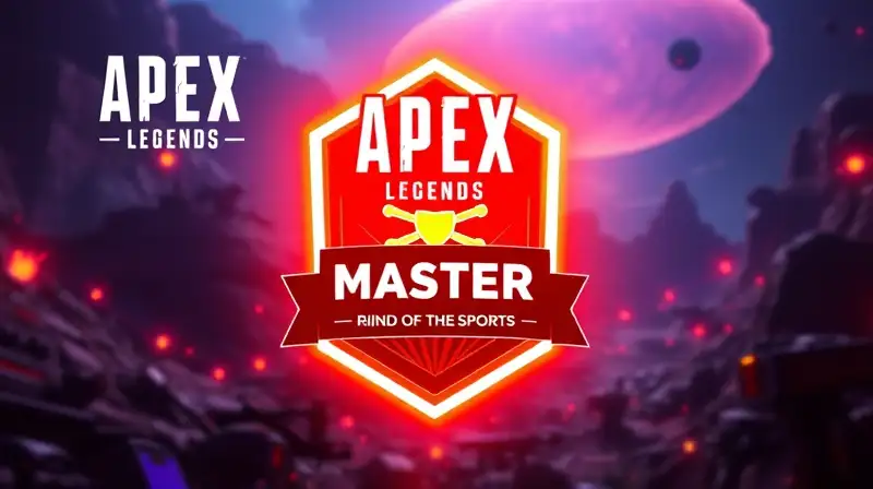 Emblema Apex Legends Master brillante y futurista