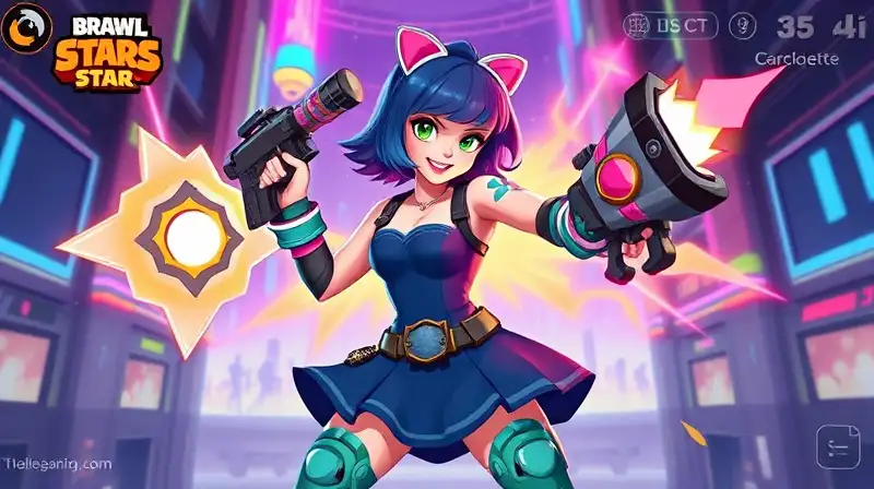 Colette en acción con armas raras